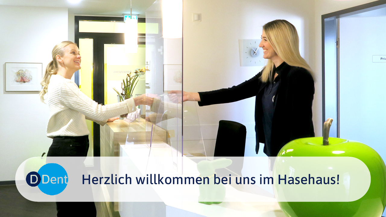 Willkommen in der Zahnarztpraxis im Hasehaus